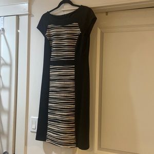 Connected Apparel Black, Sleeveless, Fitted Dress